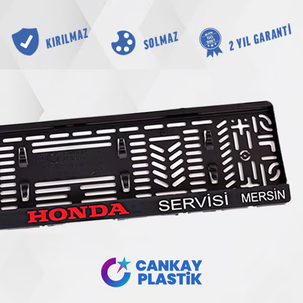 Kabartmalı Motosiklet Plakalığı