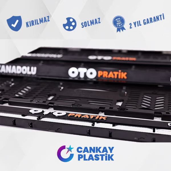 Kabartmalı Çoklu Renk Plakalık